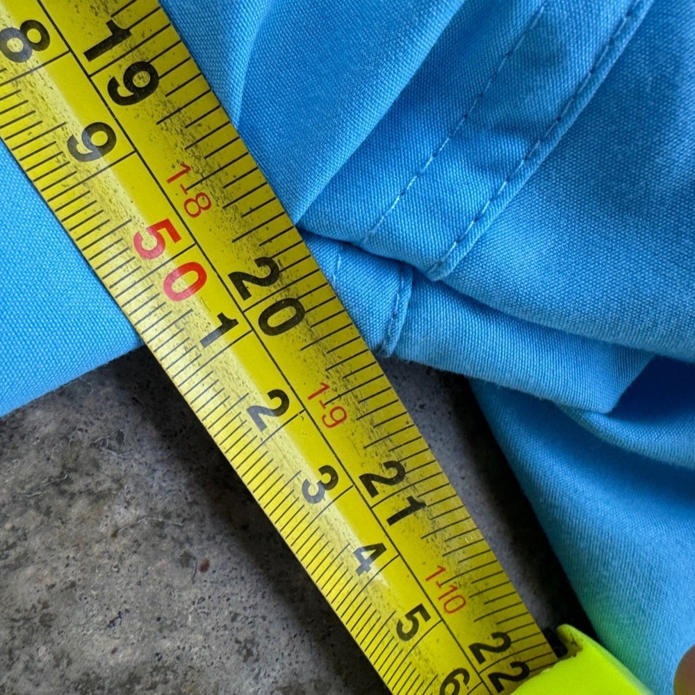 Vintage Y2K Reebok Windbreaker Jacket Gorpcore Sporty Sky Blue Womens M f7 - Picture 7 of 8